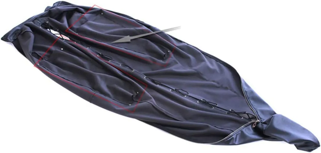 All-Inclusive Bag with Arms Pockets Sleeping Bag,Lacing Mummies, Skinny Mermaid Leather Sports Guard