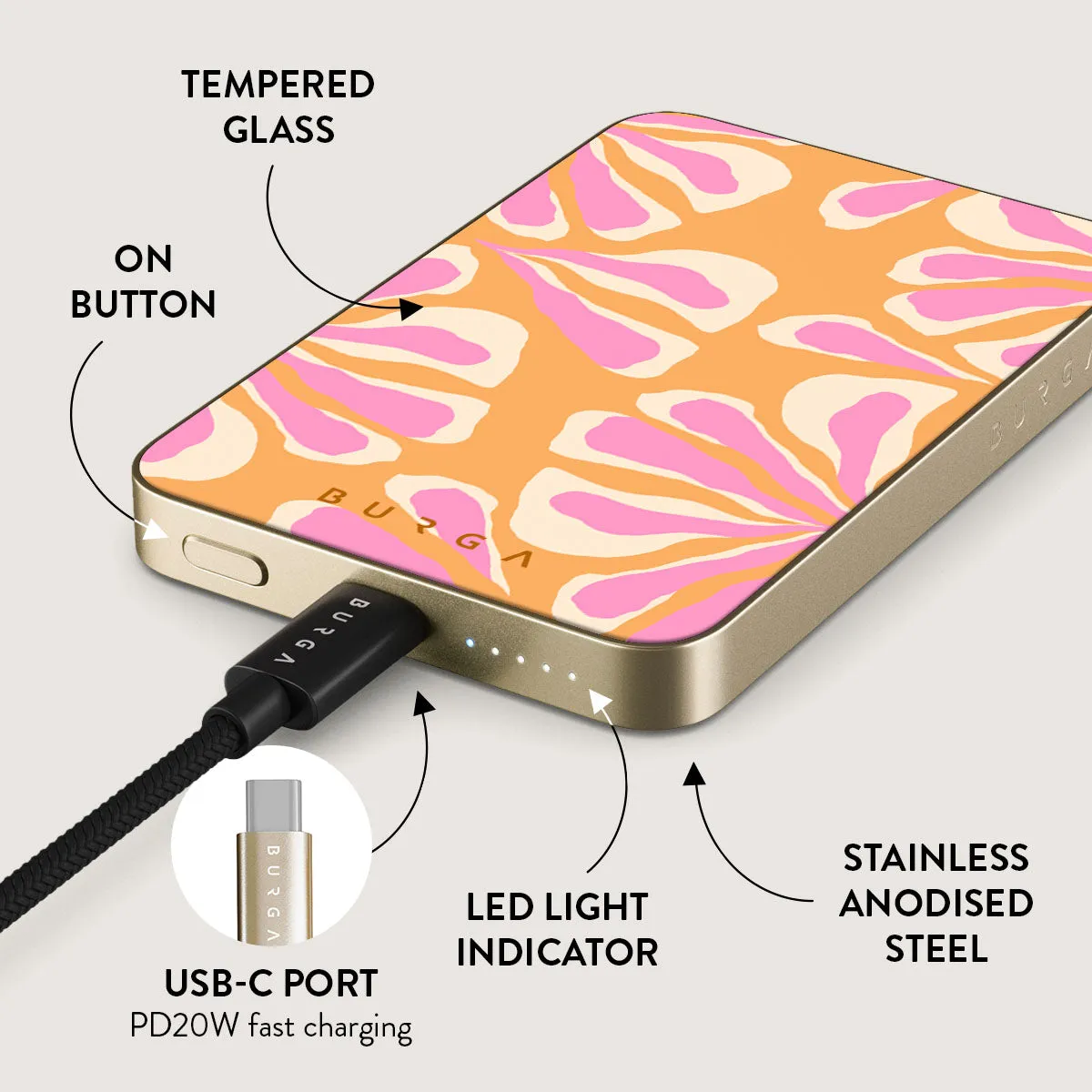 Aloha - Magnetic Power Bank