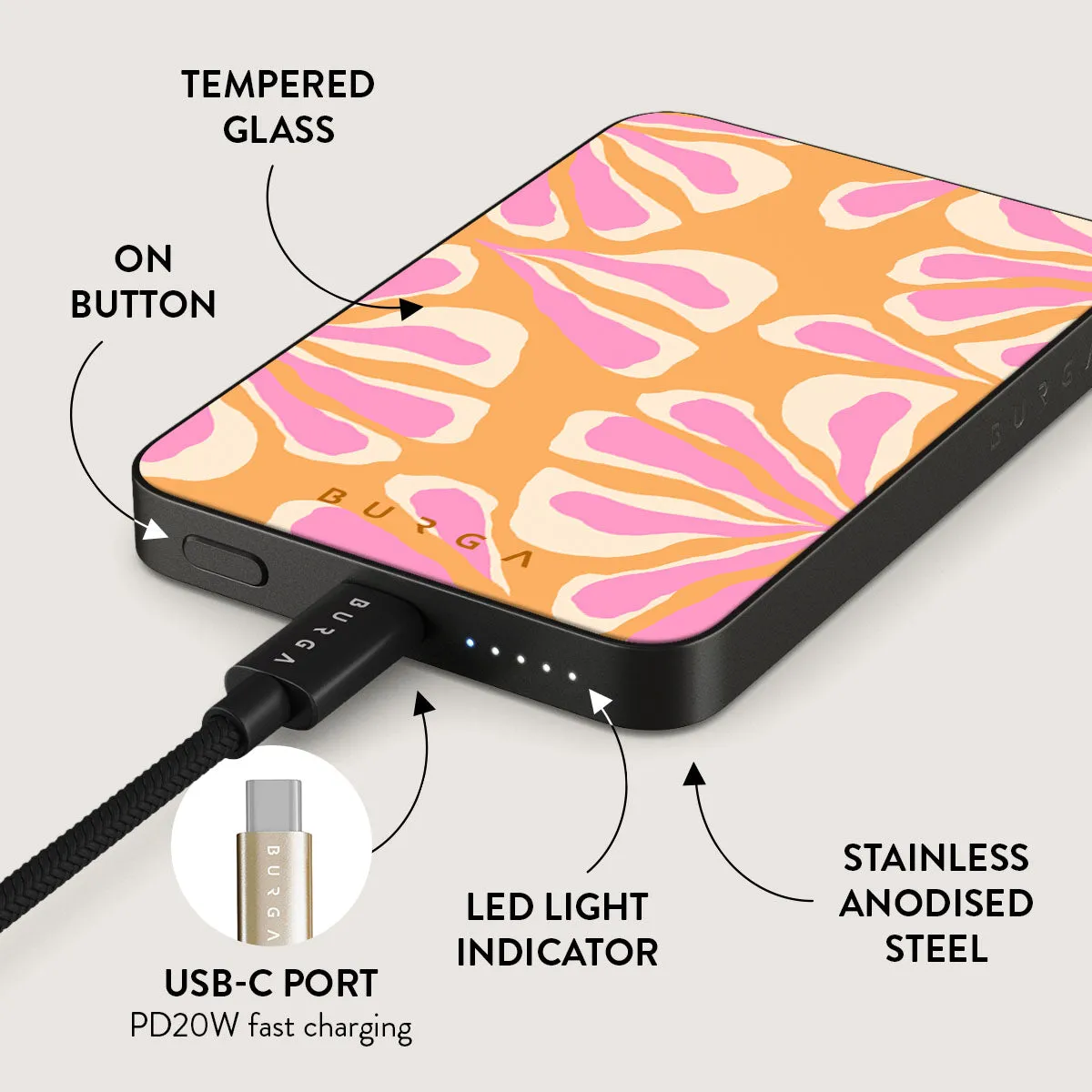 Aloha - Magnetic Power Bank