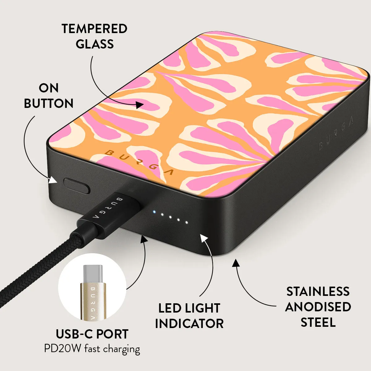 Aloha - Magnetic Power Bank