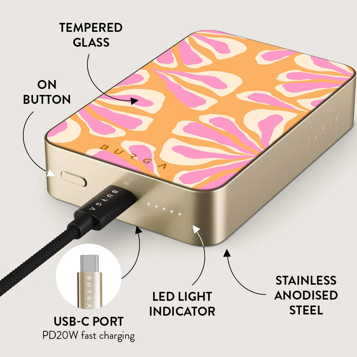 Aloha - Magnetic Power Bank