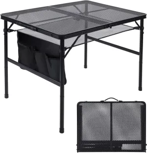 Aluminum Folding Table 3FT Portable Picnic Table for Indoor Outdoor Use Ideal for Parties and Camping Activities Durable and Lightweight Design