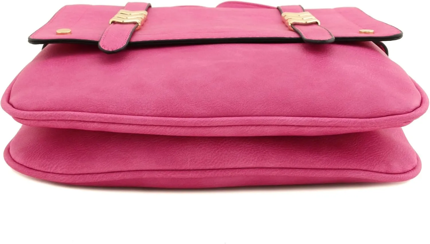 ALYSSA Double Compartment Large Flapover Crossbody Bag