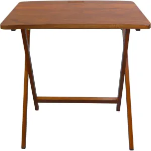 American Trails Arizona Folding Table with Solid American Hardwood - Sweet Oak
