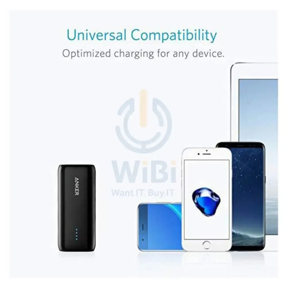 Anker Astro E1 Power Bank - USB-C / USB-A / 5200mAh / Black