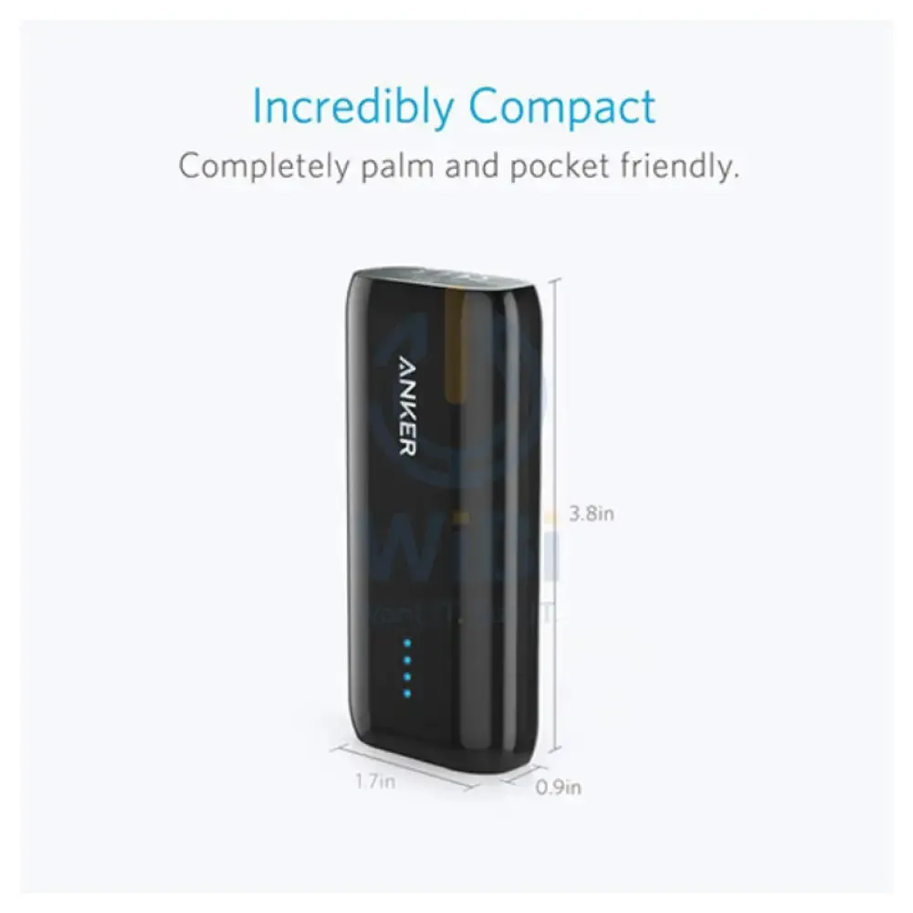 Anker Astro E1 Power Bank - USB-C / USB-A / 5200mAh / Black