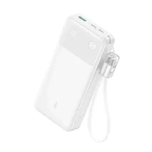 Anker Power Bank 20000 mAh with 3-Port 30W Max PD Fast Charge White