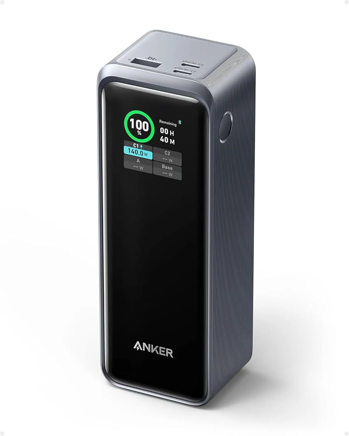 Anker Prime Power Bank, 27,650mAh 3-Port 250W Portable Charger for Travel, TSA-Approved, Smart App, for MacBook Pro/Air, iPhone 16/15/14 Series, Samsung, Laptops, and More (Charging Base Not Included)