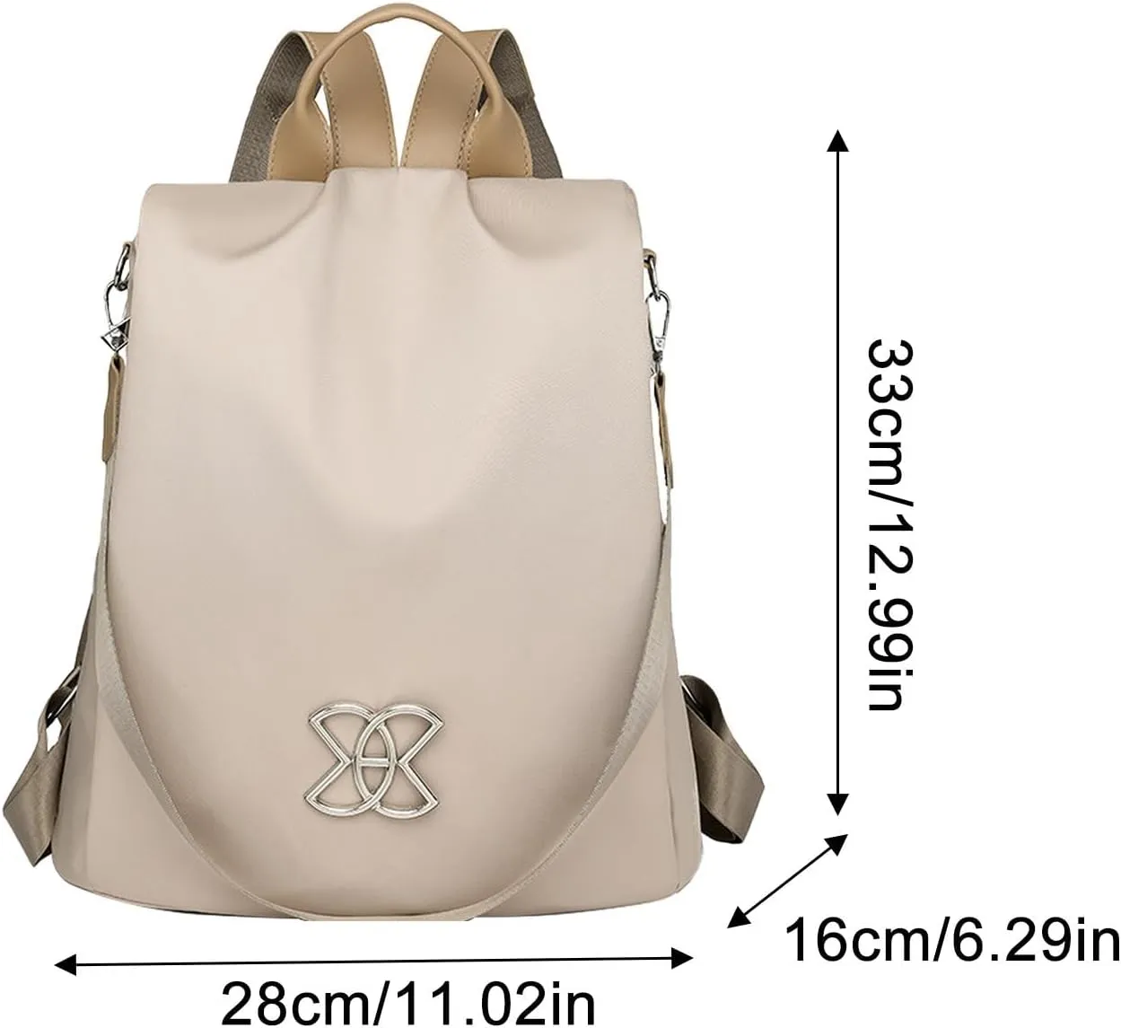 Anti-Theft Large Capacity Backpack, Leisure Shoulder Bag, C-rossbody Lightweight Backpack Bishe Bag for Women