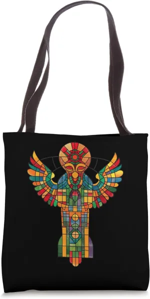 Anunnaki Stained Glass Tote Bag