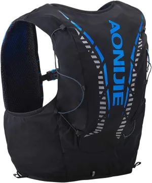 AONIJIE 12L Men Women Running Vest Pack Hydration Backpack Outdoor Sports Bag for Marathon Cycling Hiking