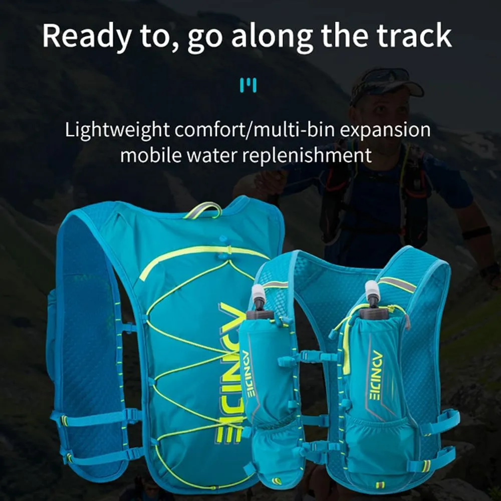AONIJIE Outdoor Hydration Backpack 5L Lightweight Running Hydration Vest for Marathon Running Cycling