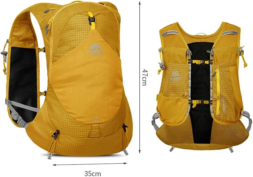 AONIJIE Running Hydration Vest Backpack 13L High Capacity Lightweight and Breathable Sports Bag for Trail Race Marathon Hiking Cycling