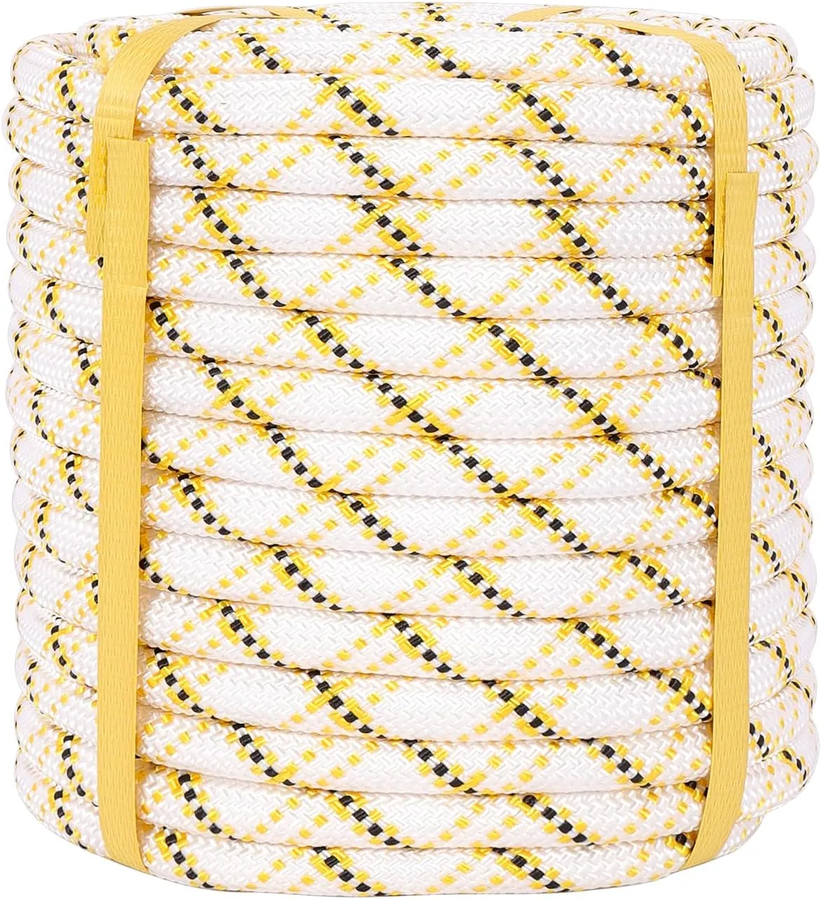 Arborist Rope Climbing Rope 48 Strands Polyester Rope(1/2in x 100 ft) for Climbing Tree Swing Pulling Sailing