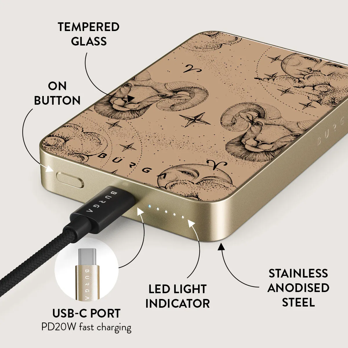 Aries - Magnetic Power Bank