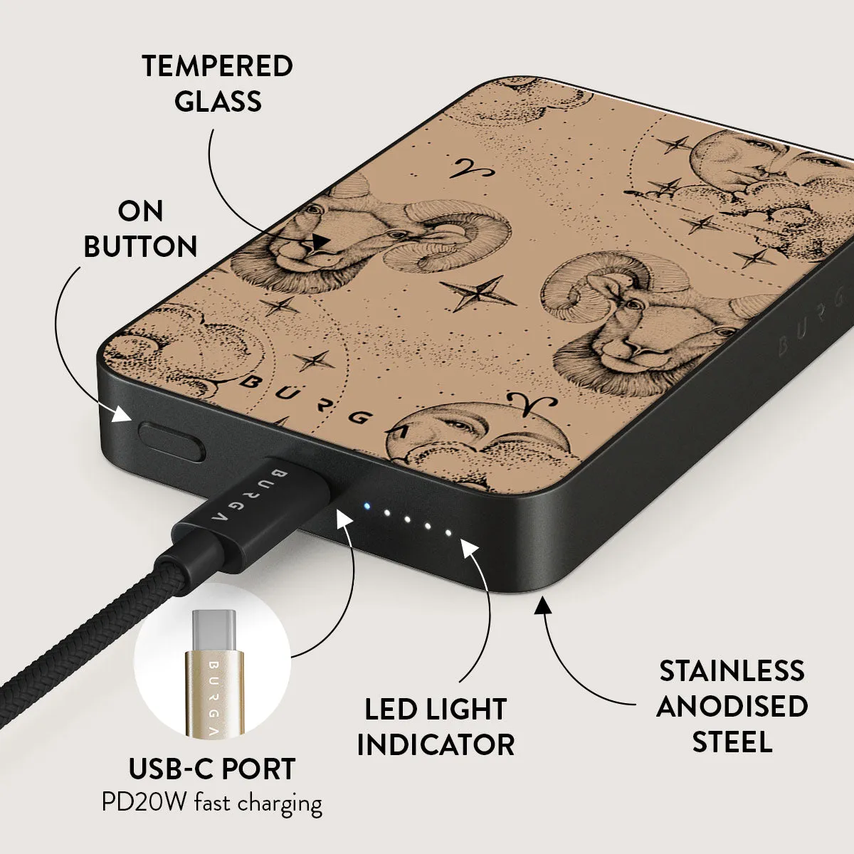 Aries - Magnetic Power Bank