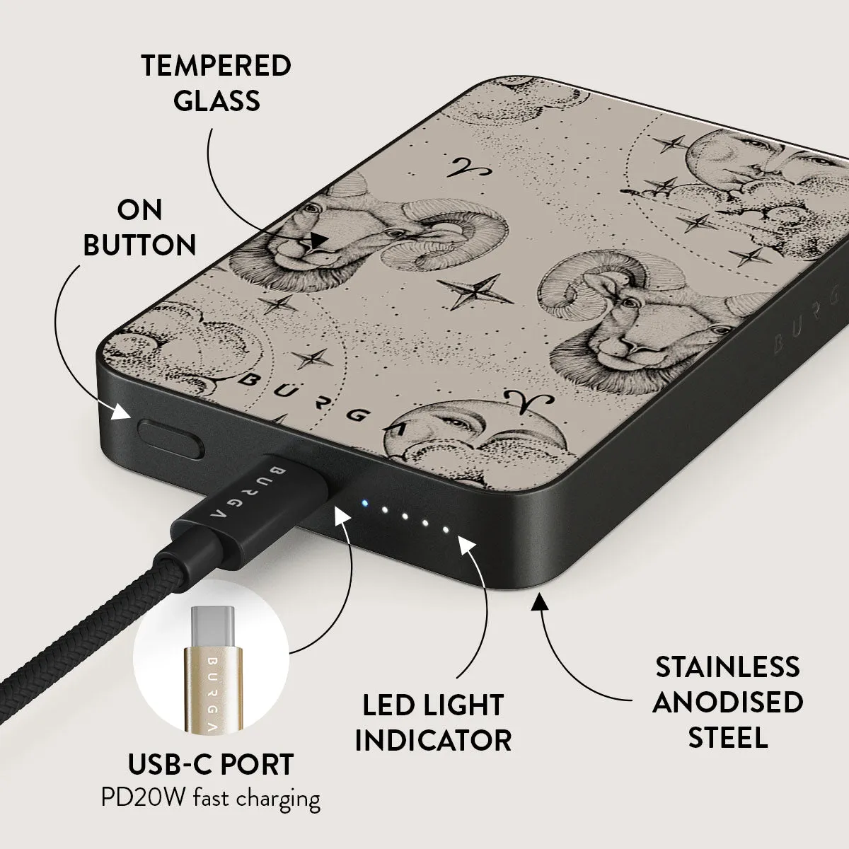 Aries - Magnetic Power Bank