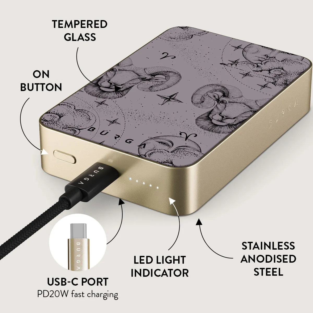 Aries - Magnetic Power Bank