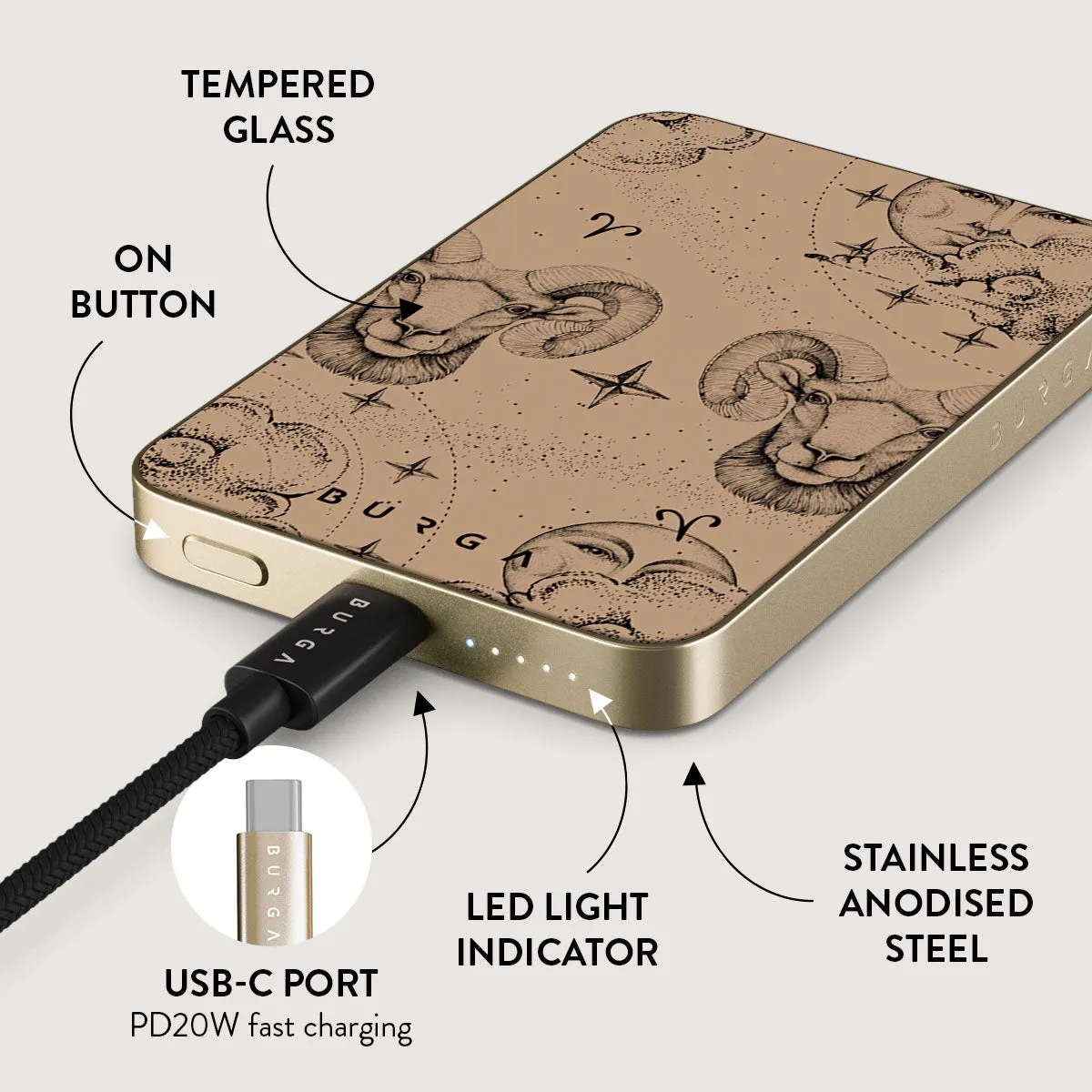 Aries - Magnetic Power Bank