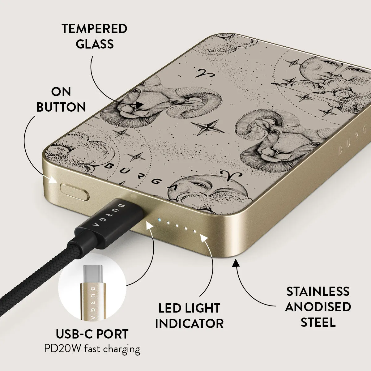 Aries - Magnetic Power Bank