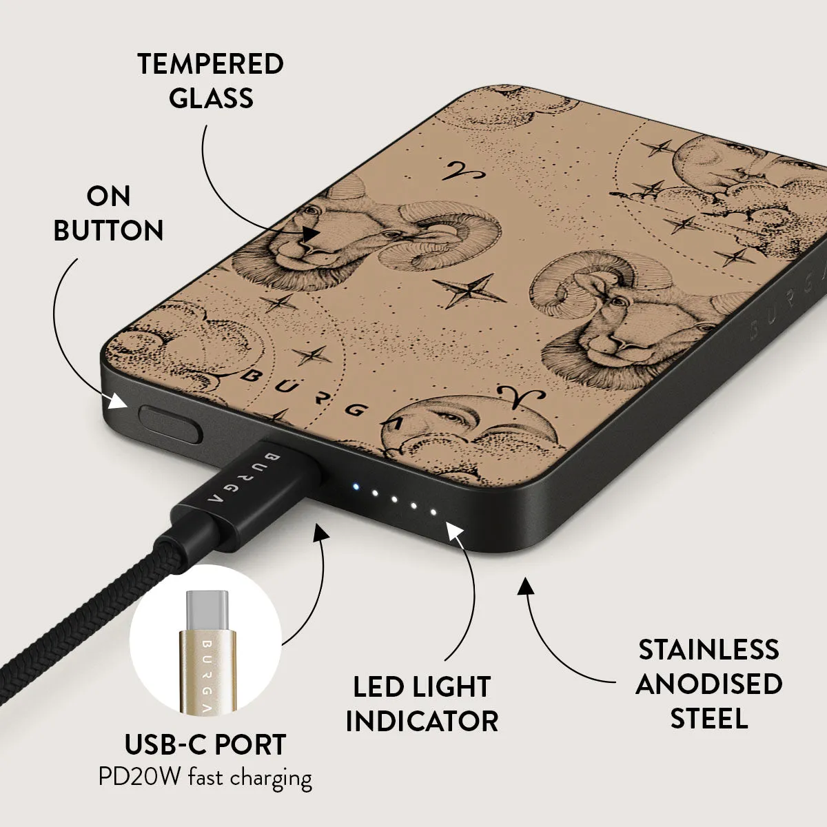 Aries - Magnetic Power Bank