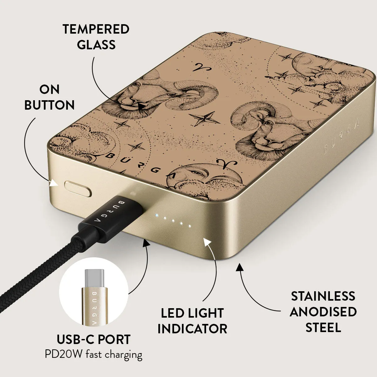 Aries - Magnetic Power Bank