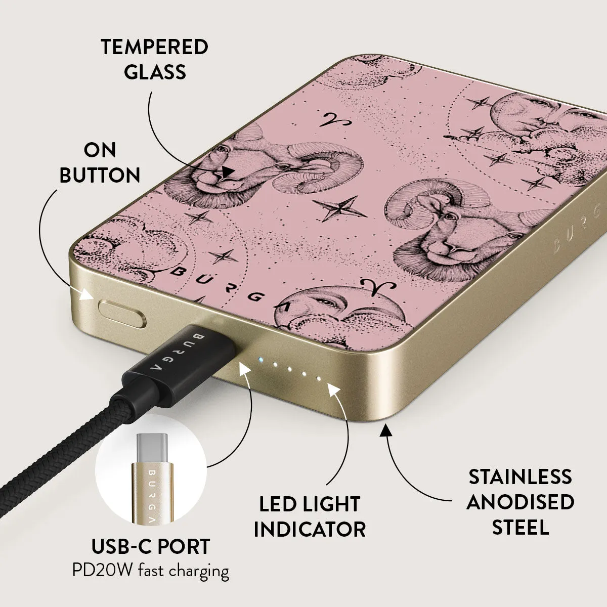 Aries - Magnetic Power Bank