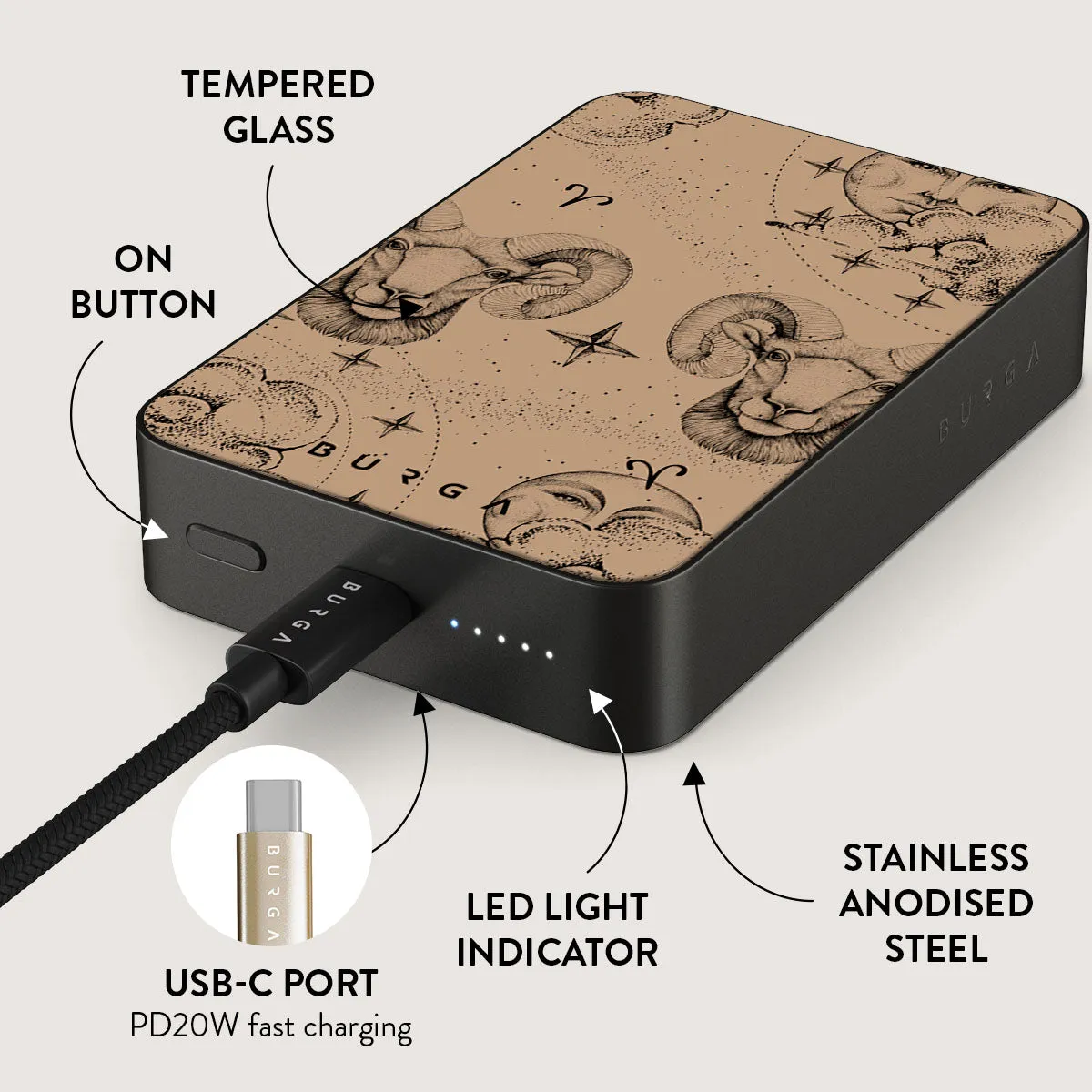 Aries - Magnetic Power Bank