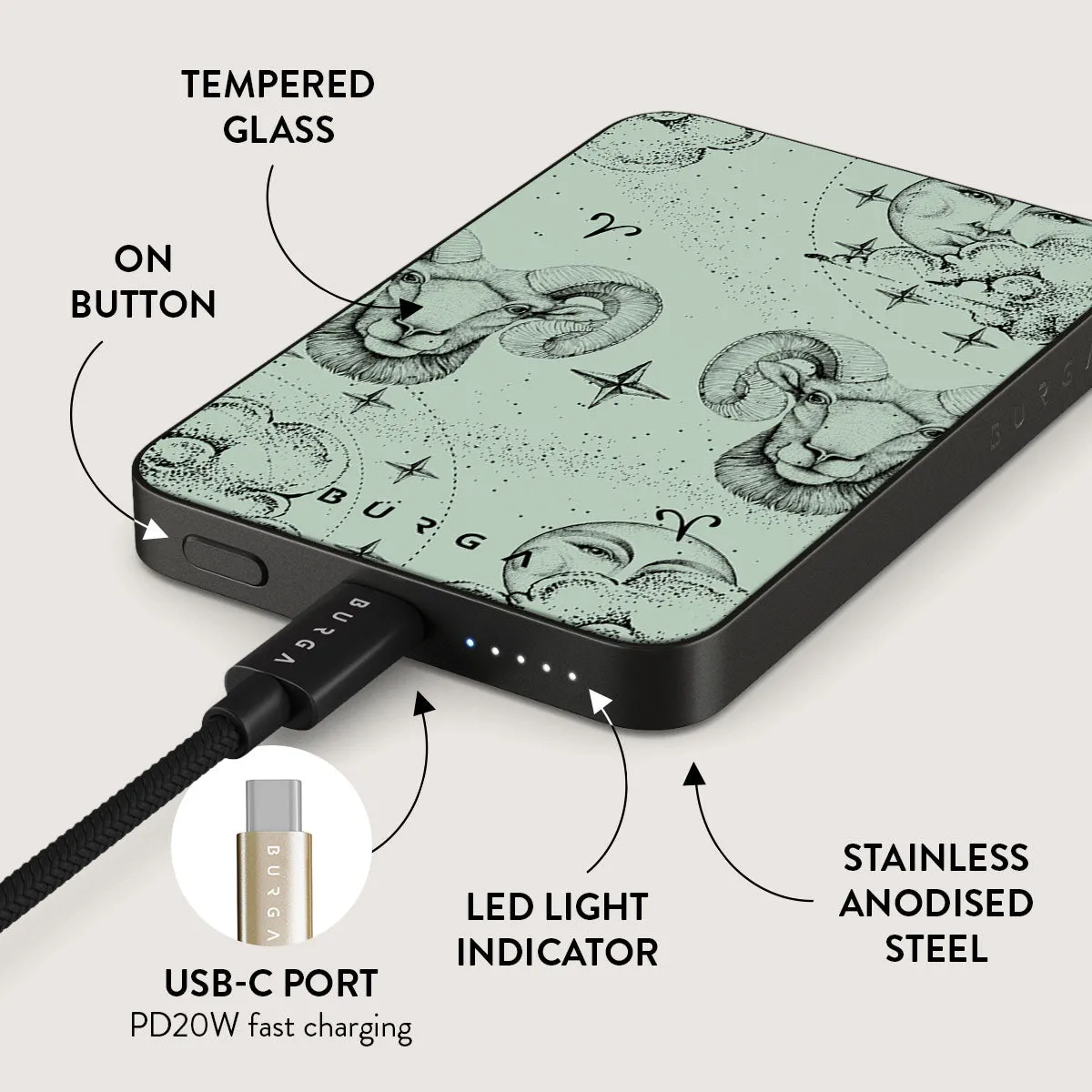 Aries - Magnetic Power Bank