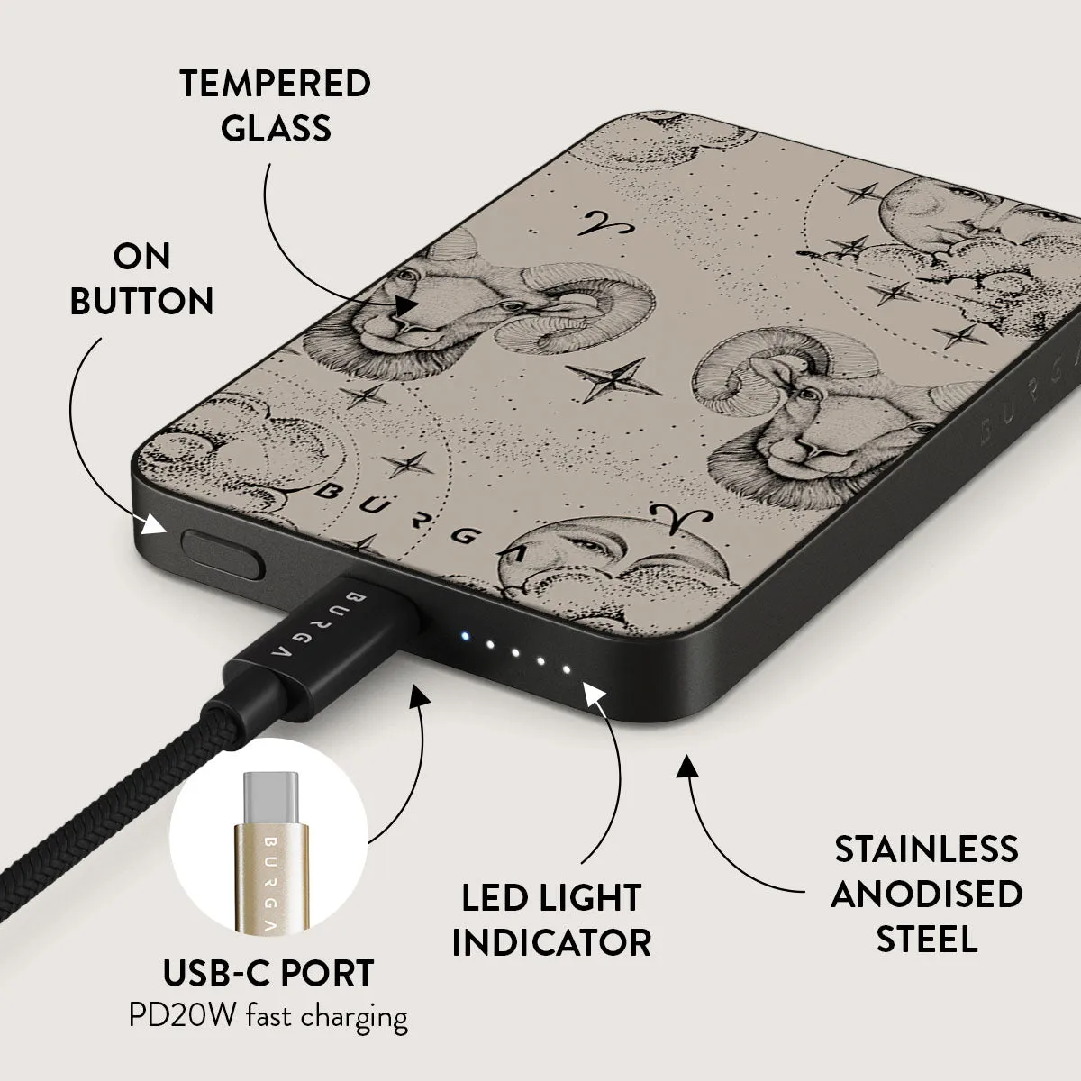 Aries - Magnetic Power Bank