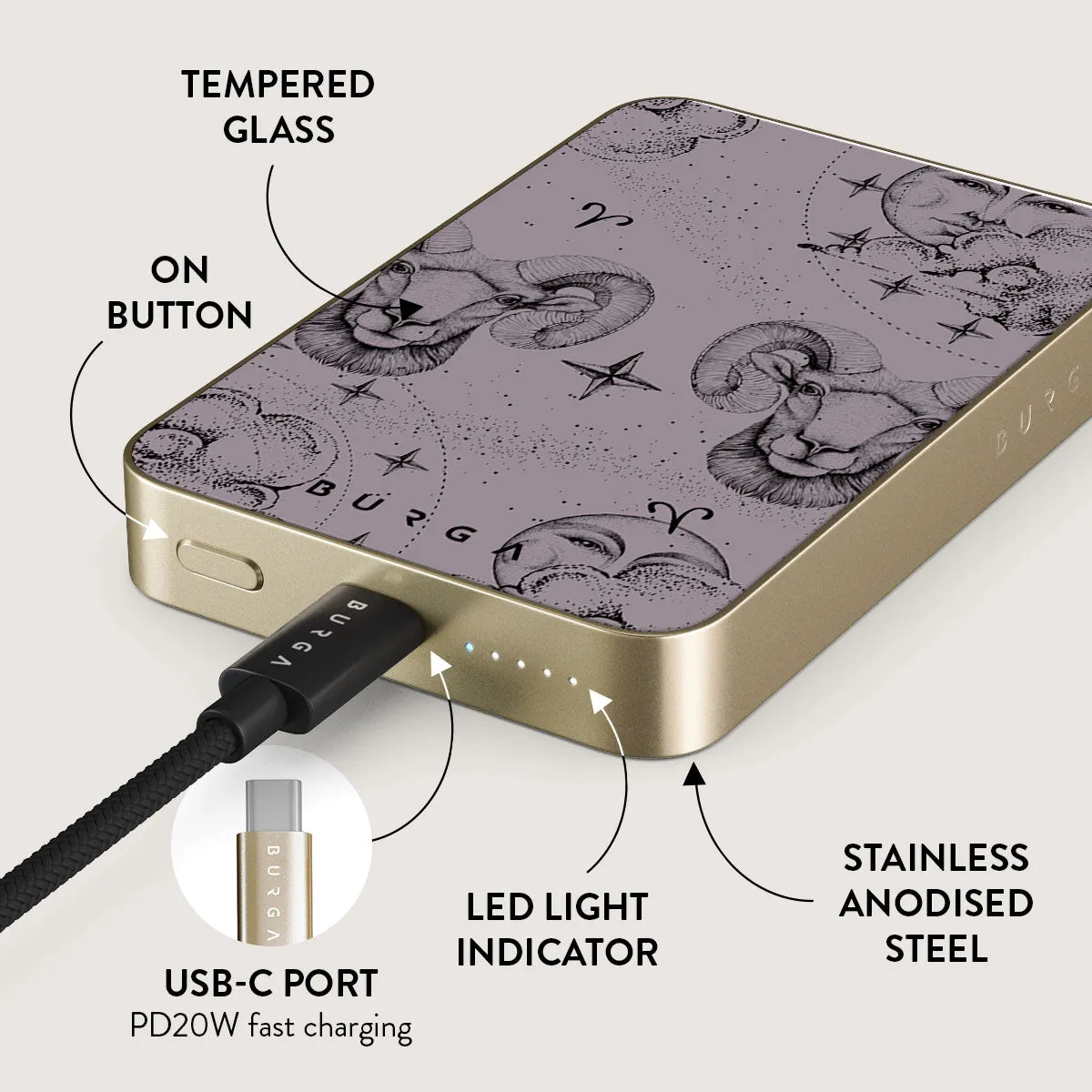 Aries - Magnetic Power Bank