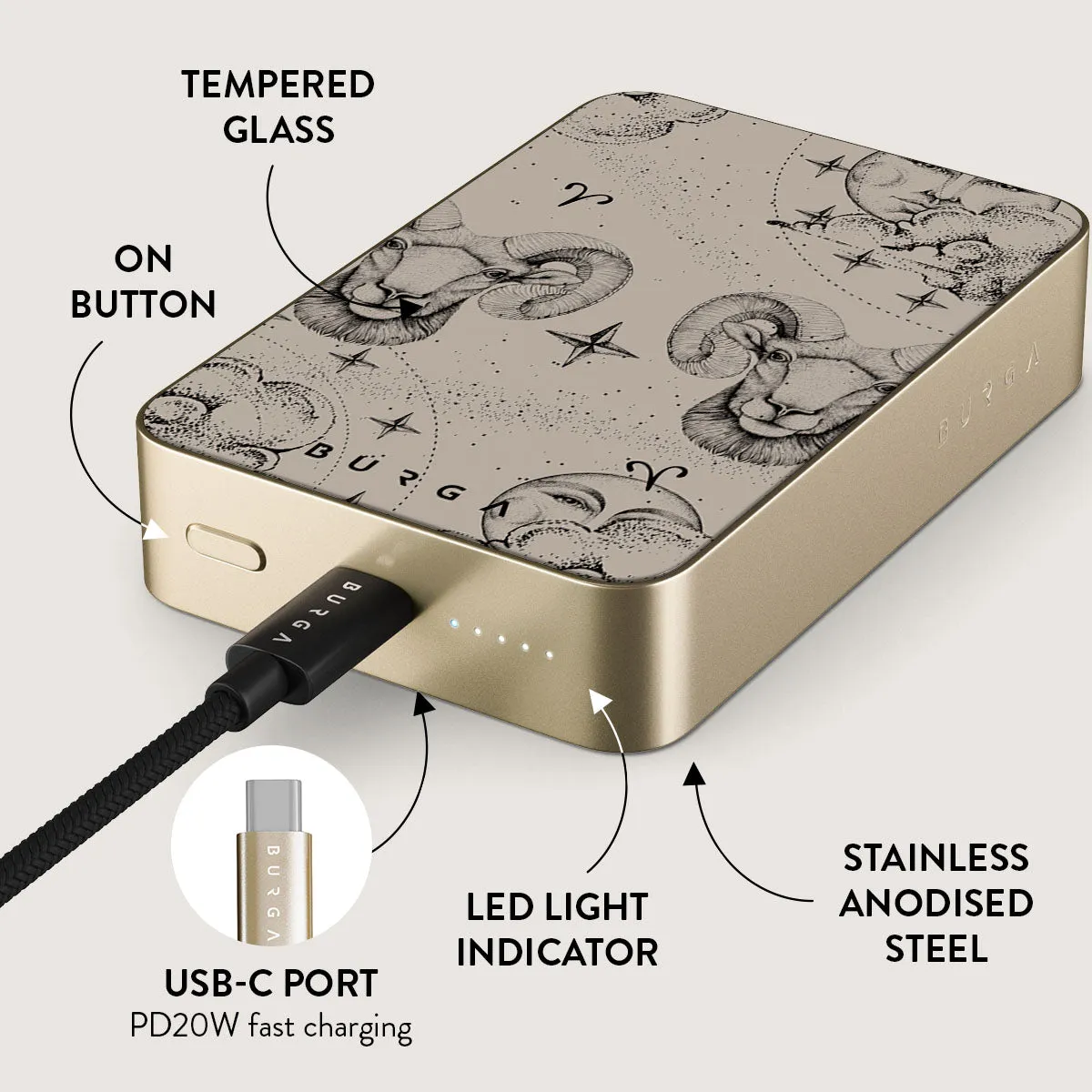 Aries - Magnetic Power Bank