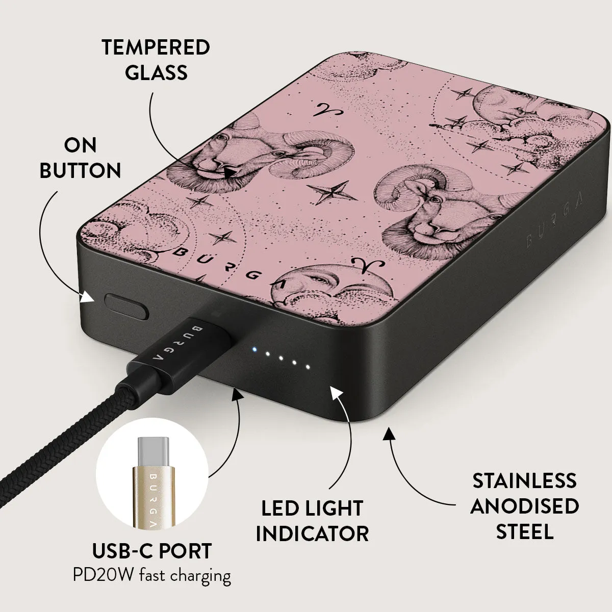 Aries - Magnetic Power Bank
