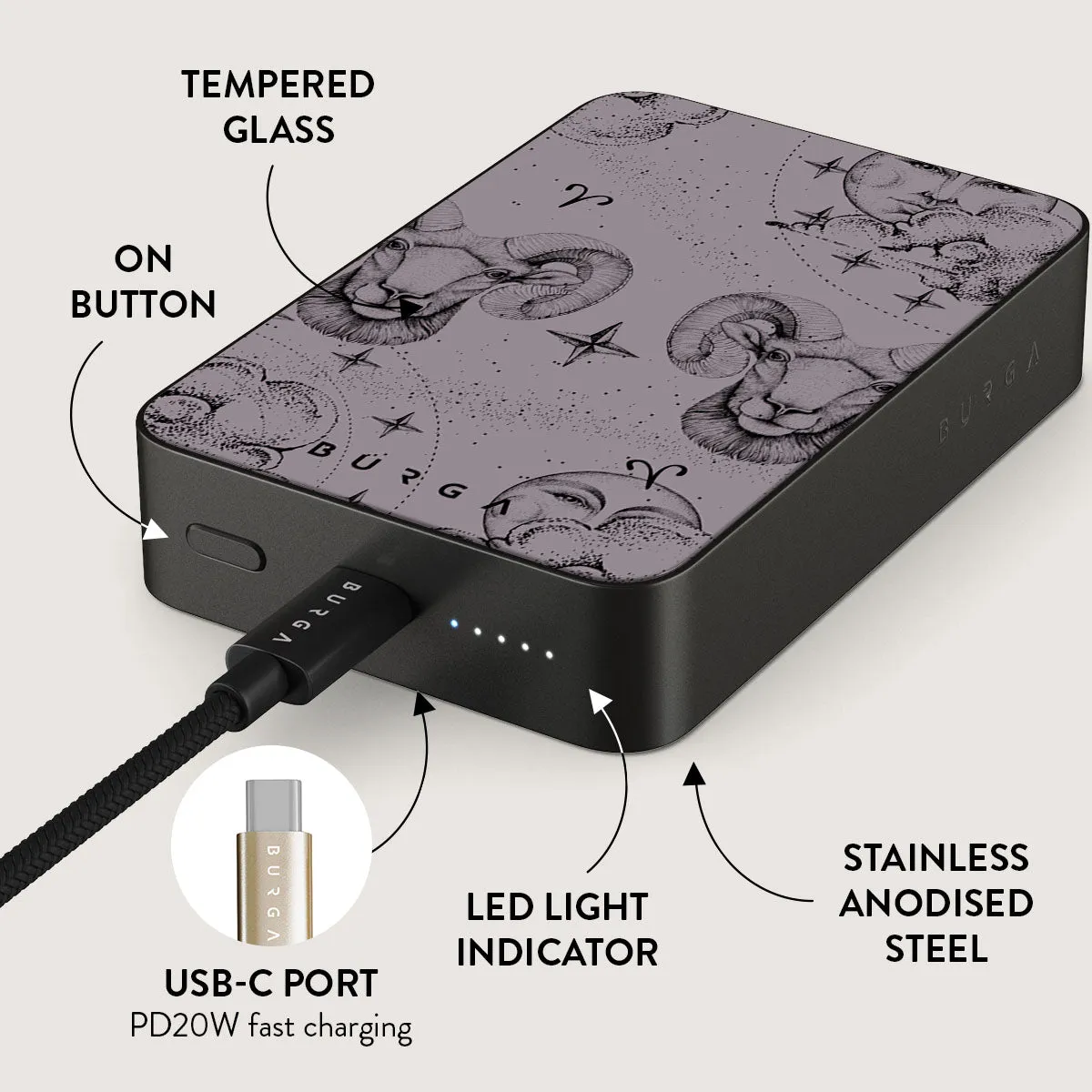 Aries - Magnetic Power Bank