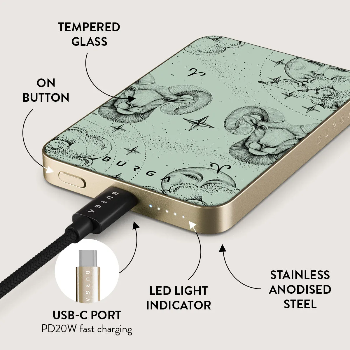 Aries - Magnetic Power Bank