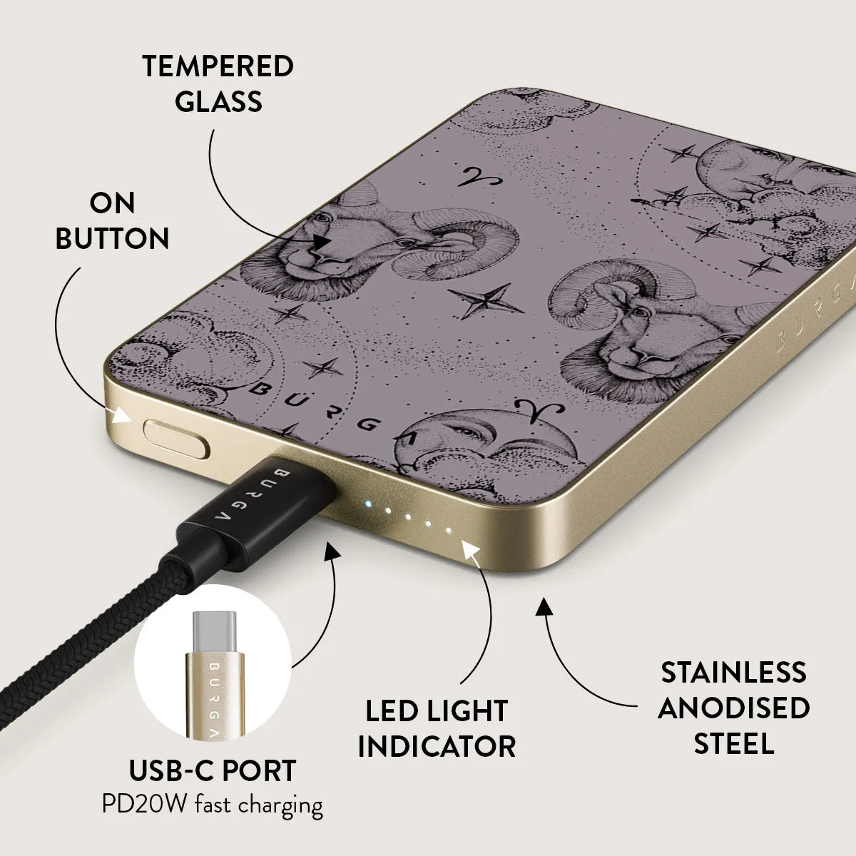 Aries - Magnetic Power Bank
