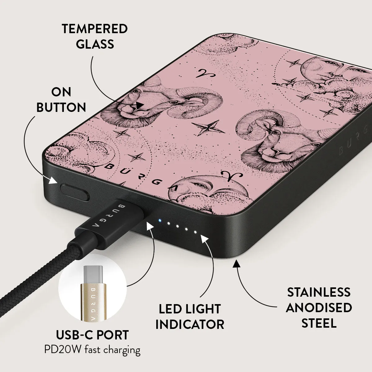 Aries - Magnetic Power Bank