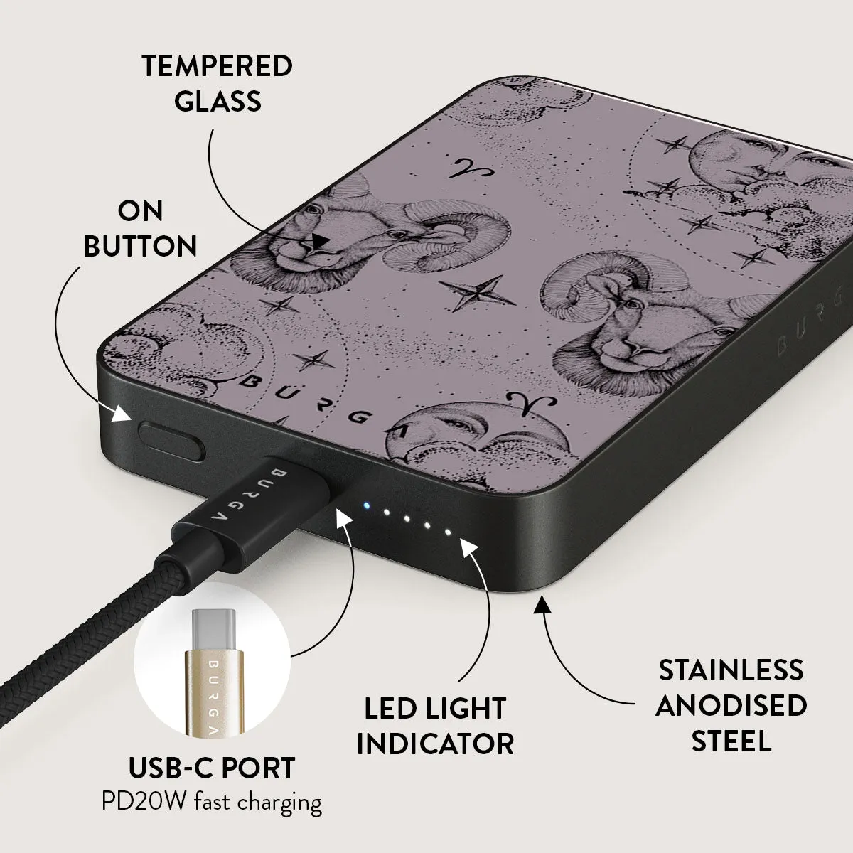 Aries - Magnetic Power Bank