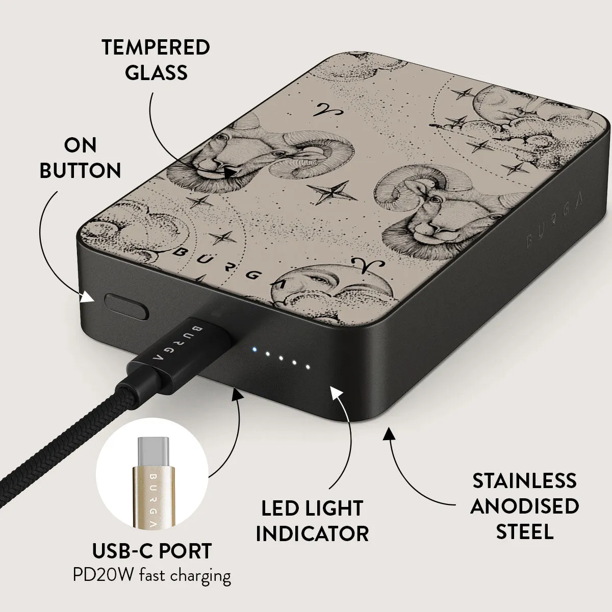 Aries - Magnetic Power Bank