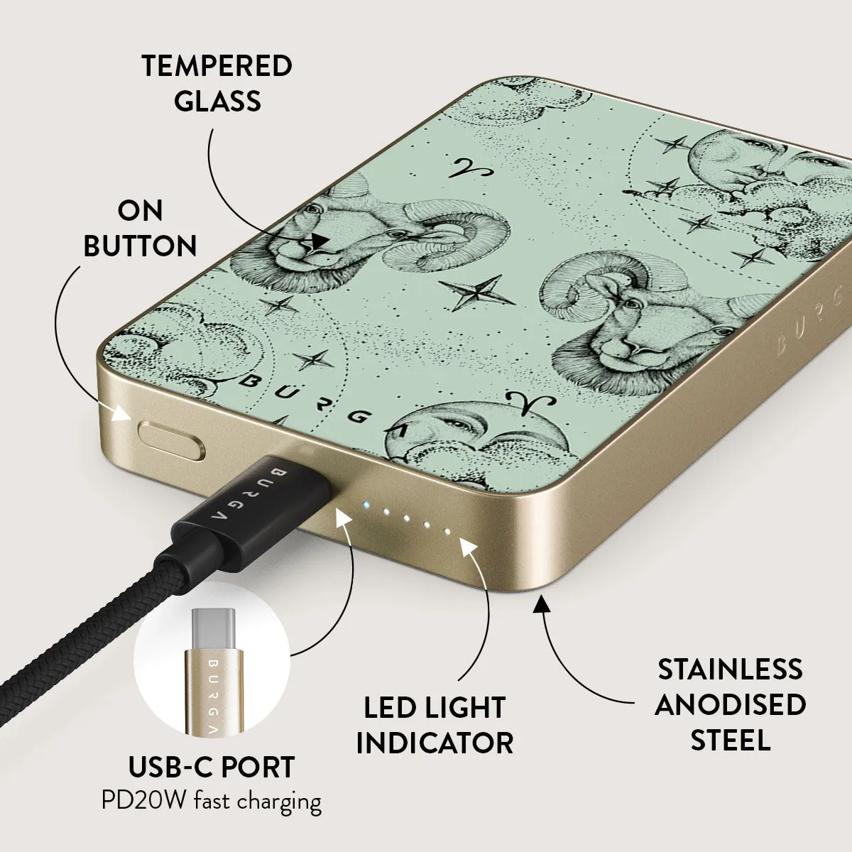 Aries - Magnetic Power Bank