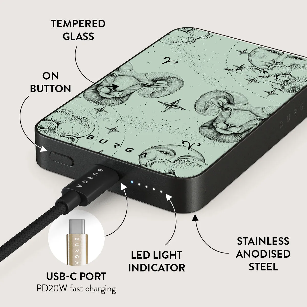 Aries - Magnetic Power Bank