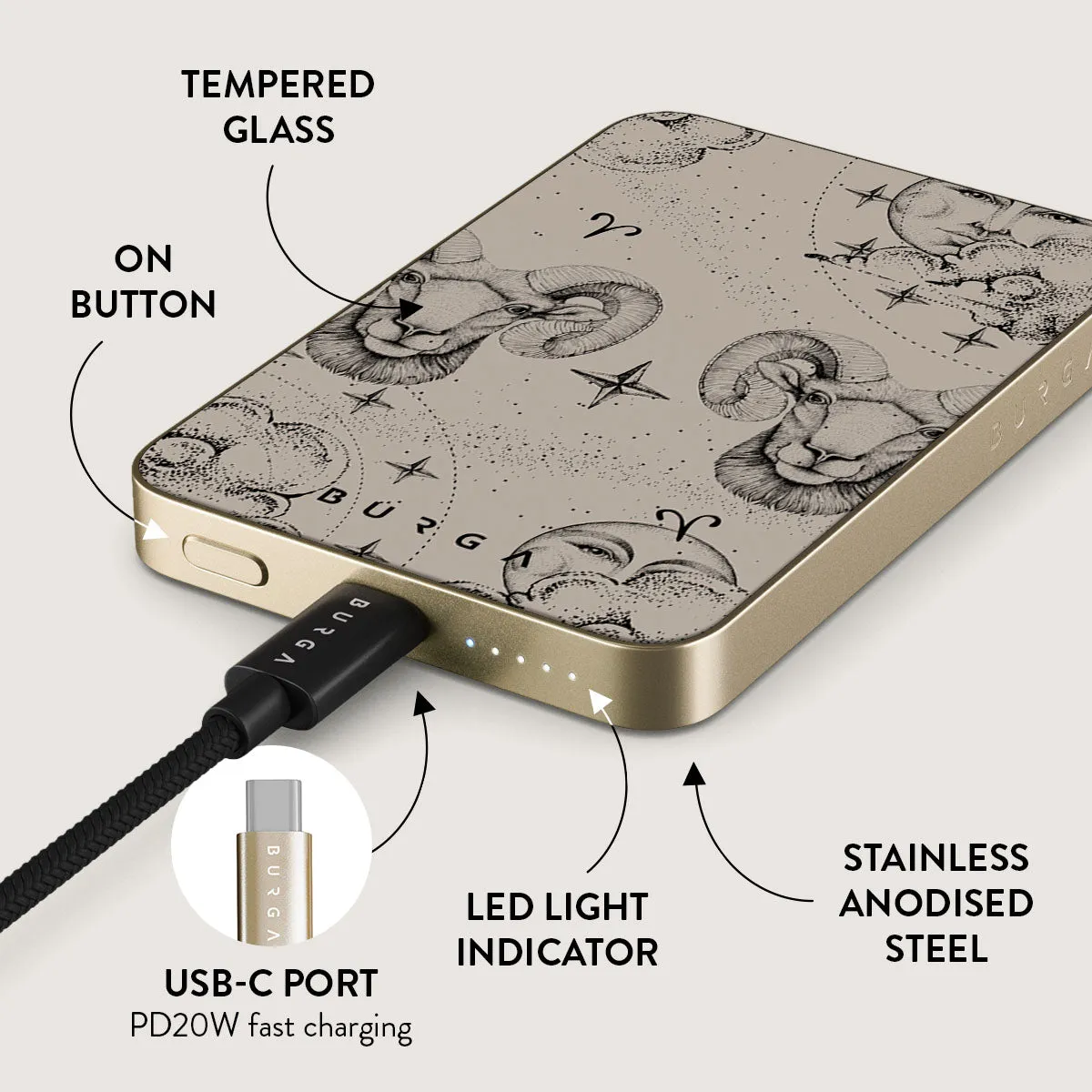 Aries - Magnetic Power Bank