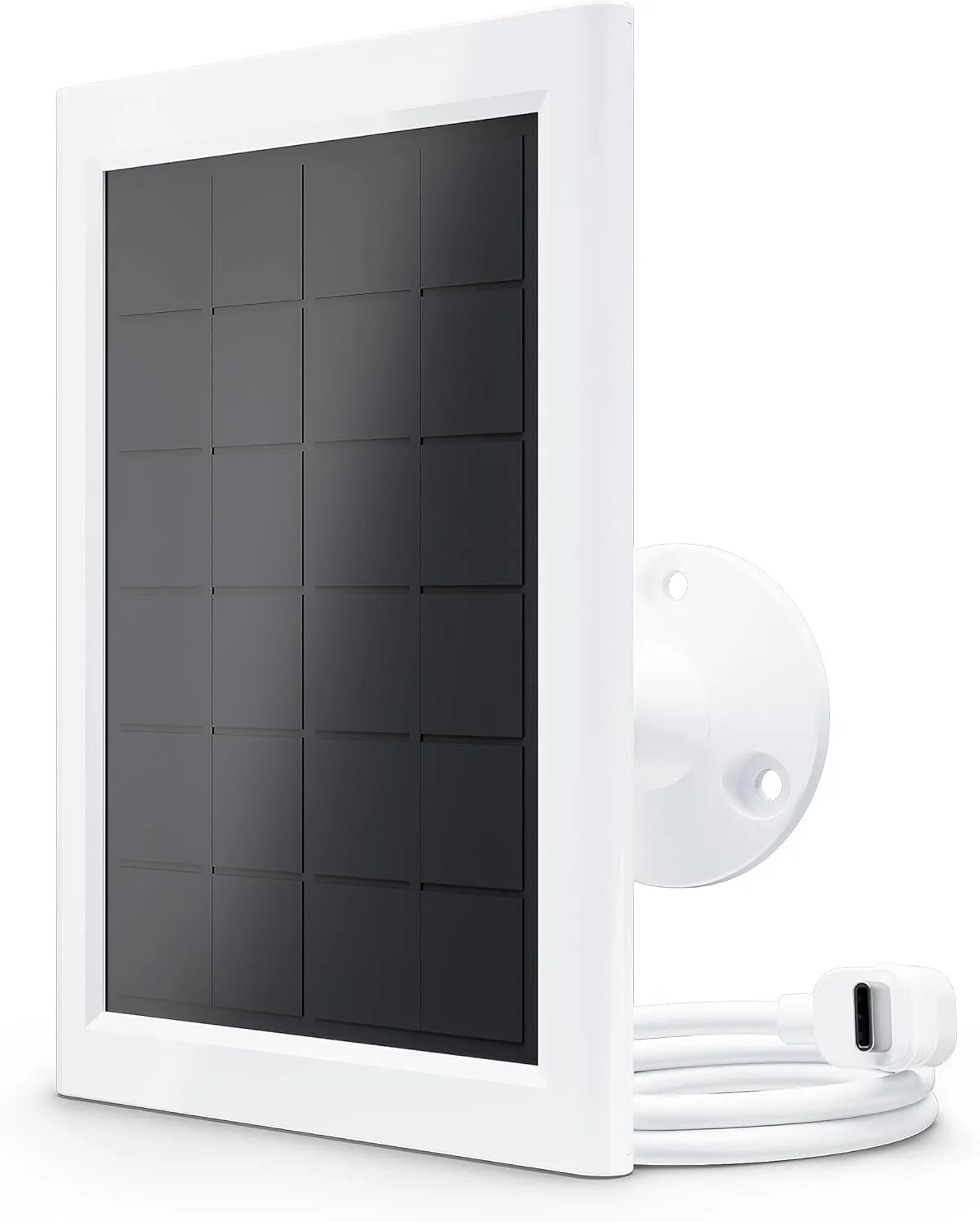 Arlo Essential Solar Panel Charger (2nd Generation) - Arlo Certified Accessory - Works with Essential Outdoor Camera and Essential Outdoor XL Camera (2nd Generation), White - VMA6600