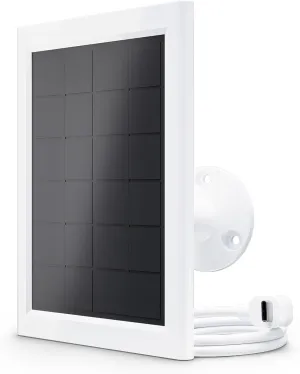 Arlo Essential Solar Panel Charger (2nd Generation) - Arlo Certified Accessory - Works with Essential Outdoor Camera and Essential Outdoor XL Camera (2nd Generation), White - VMA6600