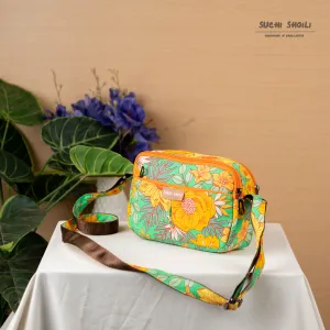 Artistic Botanical  Rupa Double Chamber Crossbody Bag