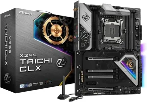 ASRock X299 Taichi CLX Intel X-Series LGA 2066 DDR4 4200 (OC) 256GB ATX Mohterboard SATA3 6.0 Gb/s WiFi