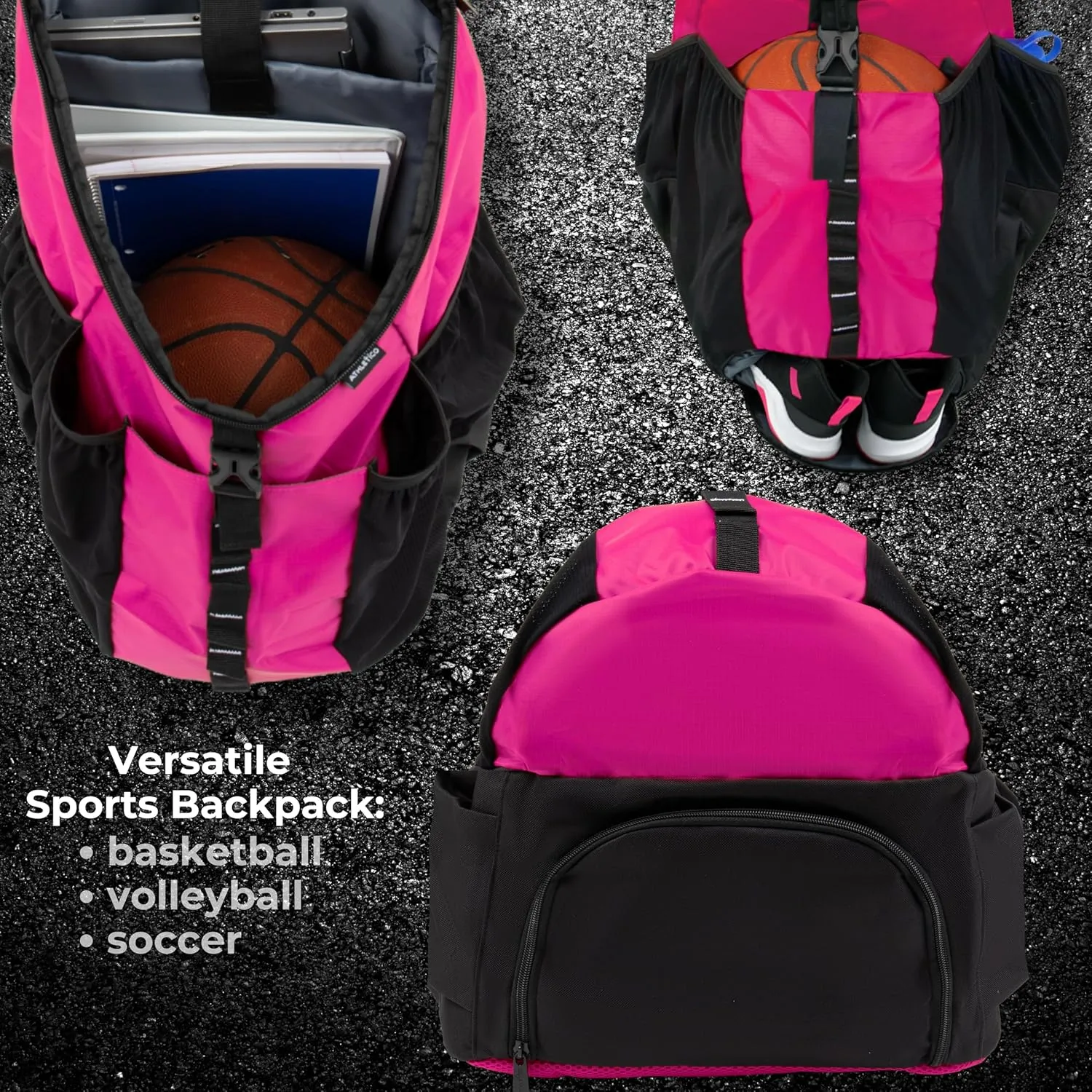 Athletico Basketball Bag - Large Basketball Backpack for Men & Women - Volleyball & Soccer