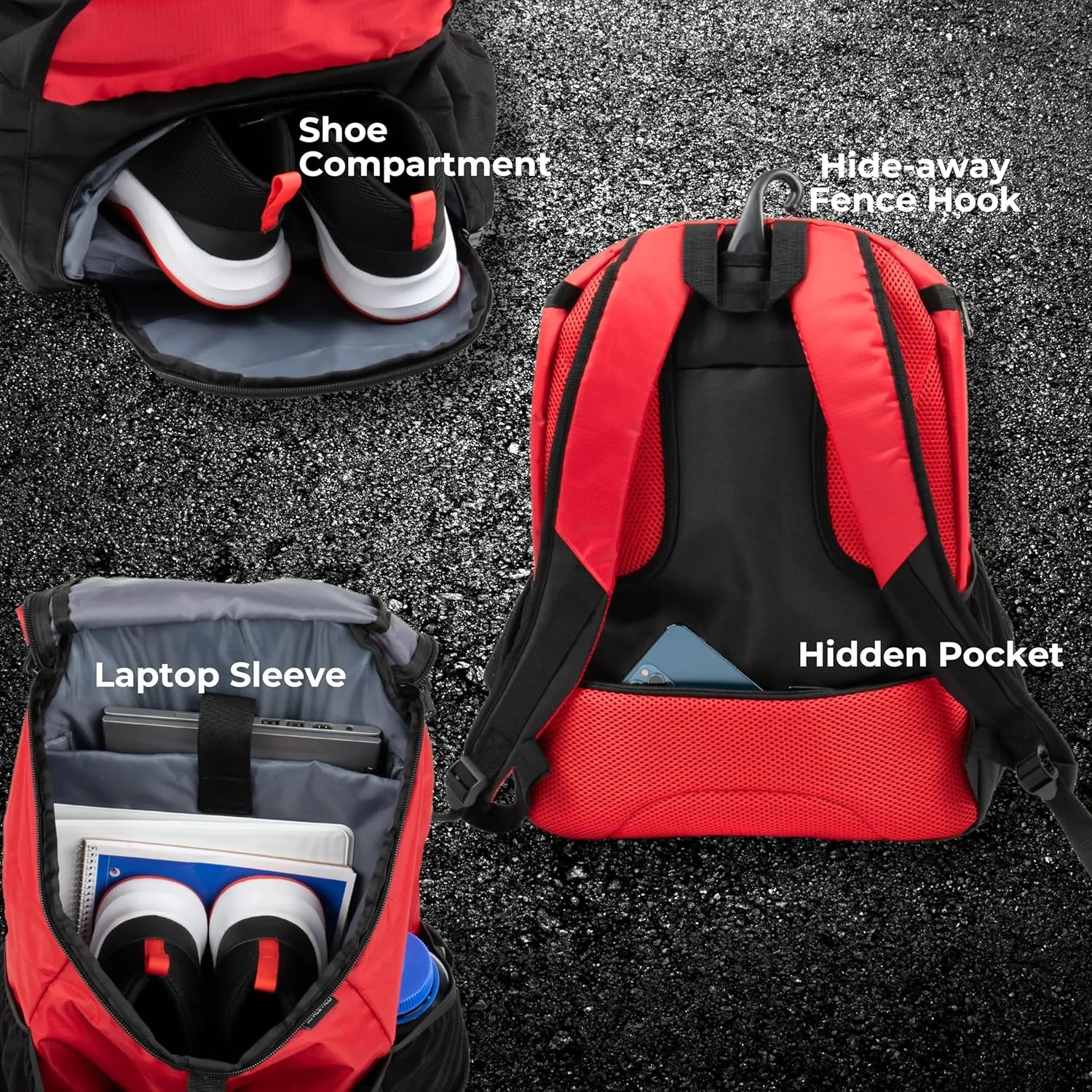 Athletico Basketball Bag - Large Basketball Backpack for Men & Women - Volleyball & Soccer