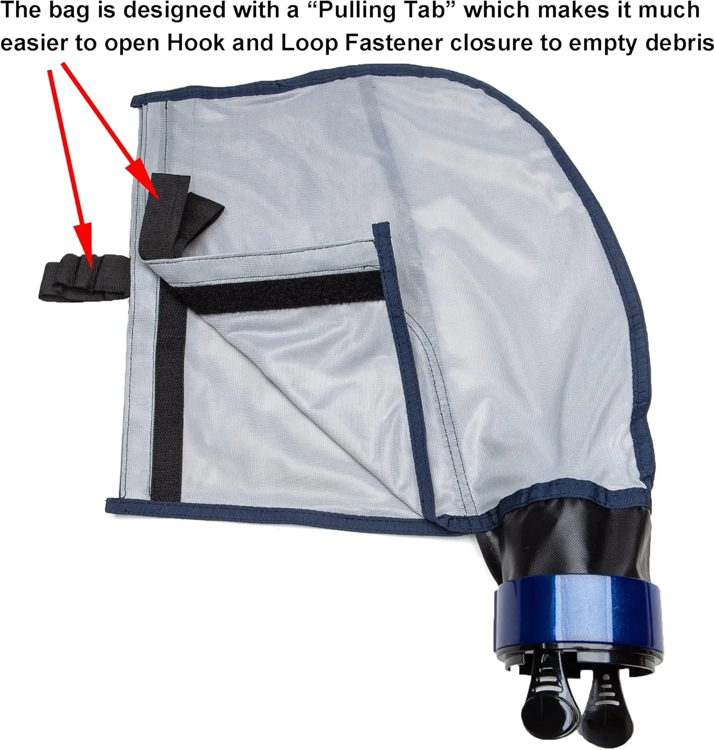 ATIE Innovative Design Pool Cleaner Double Chamber All Purpose SuperBag 39-310 with Hook and Loop Fastener Closure for 3900 Sport and P39 Pool Cleaners SuperBag 39-310