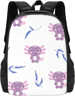 Axolotls Lightweight Packable Backpack Travel Casual Large Capacity Daypack Foldable Backpack For Men Women